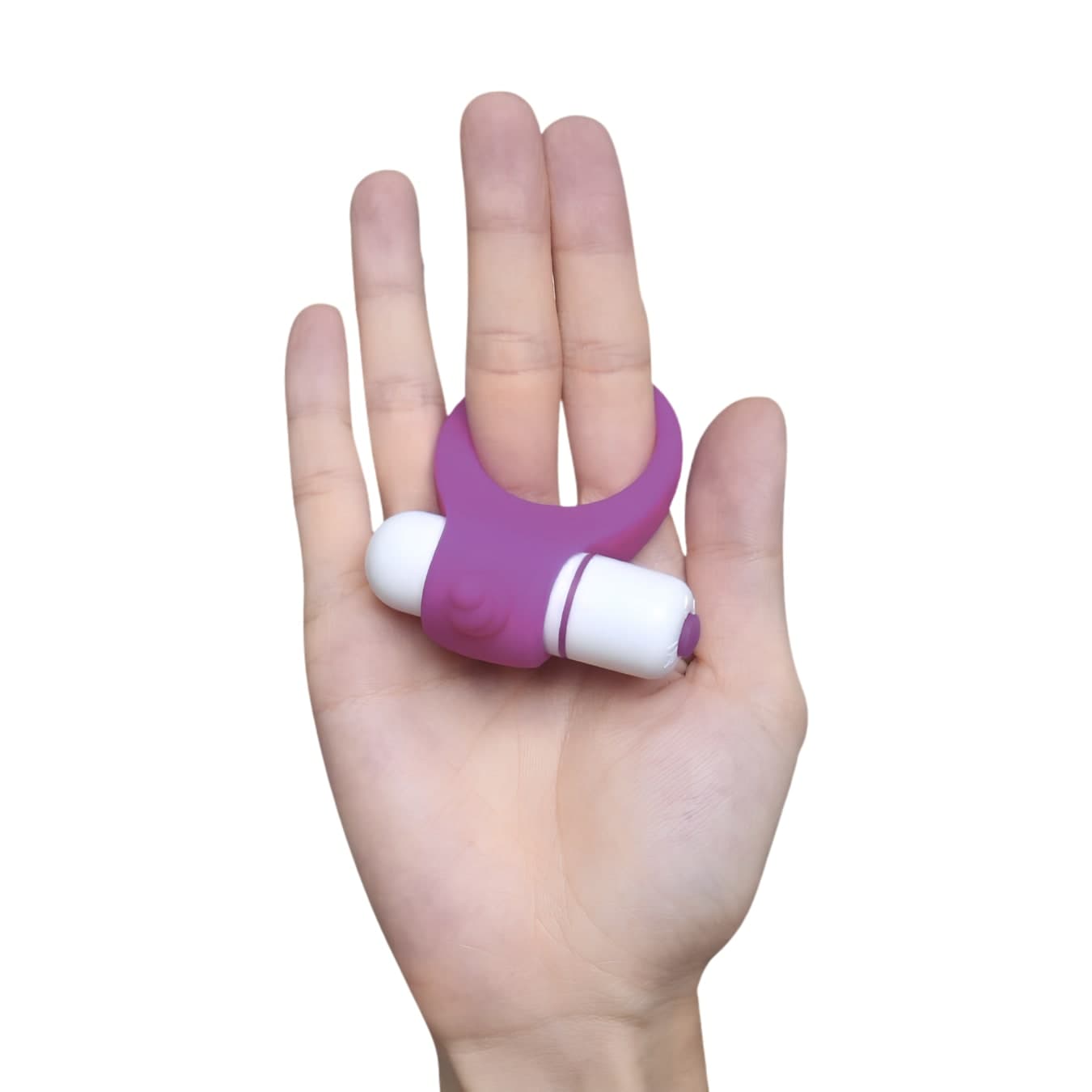 Anello Vibrante per il Pene con Stimolatore Clitorideo 7 Vibrazioni Sex Toy Uomo - 2