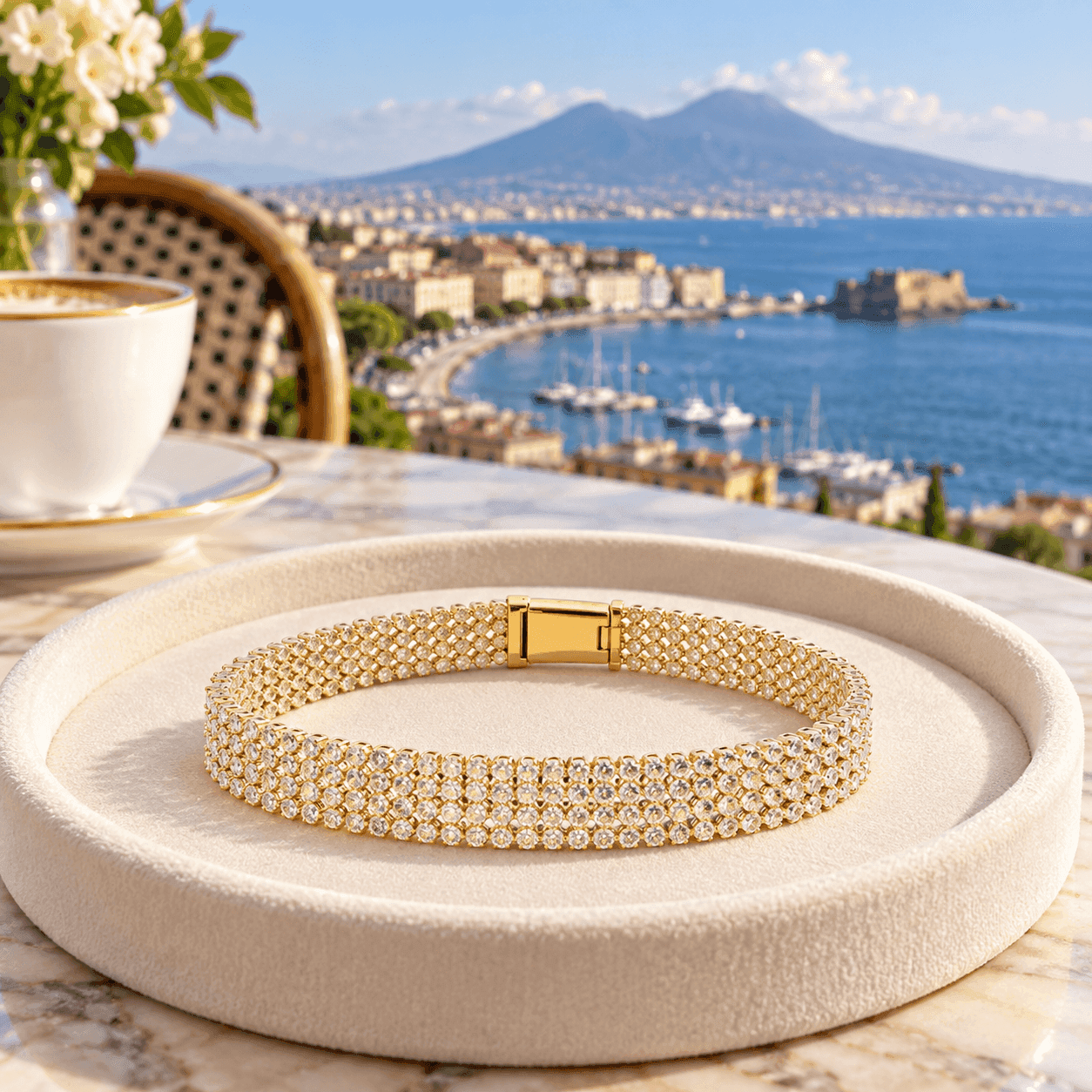 Alba Bijoux – Bracciale Fascia Luce Gold - 4