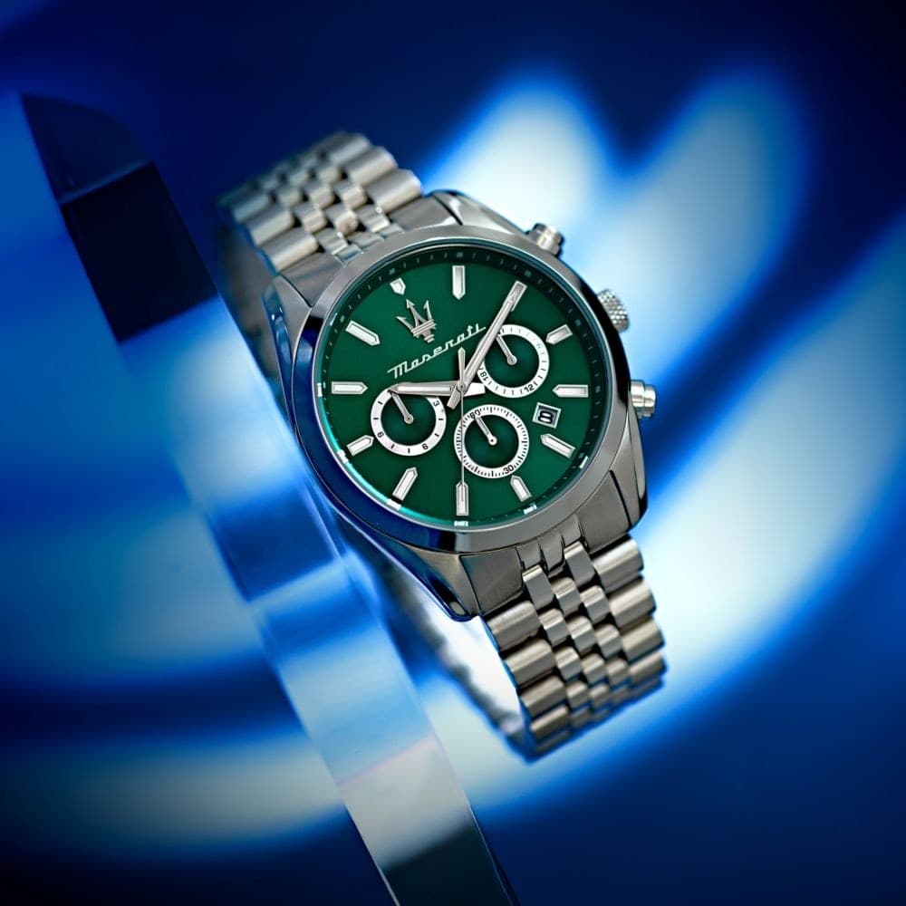 Maserati Attrazione Multifunzione Verde Uomo 43 mm (R8853151023) - 5