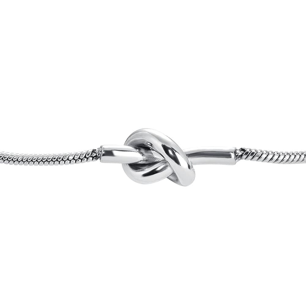 LUCA BARRA   -   BRACCIALE DONNA IN ACCIAIO CON NODO - 2