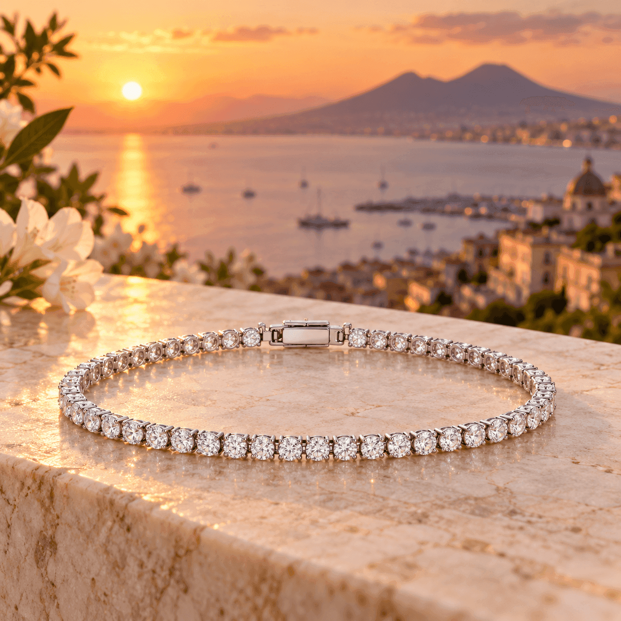 Alba Bijoux – Bracciale Tennis Luce - 4
