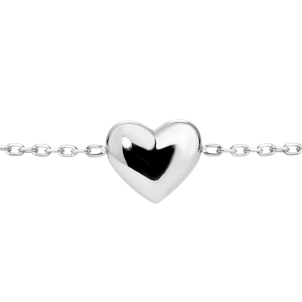 LUCA BARRA   -   BRACCIALE DONNA IN ACCIAIO CON CUORE - 2
