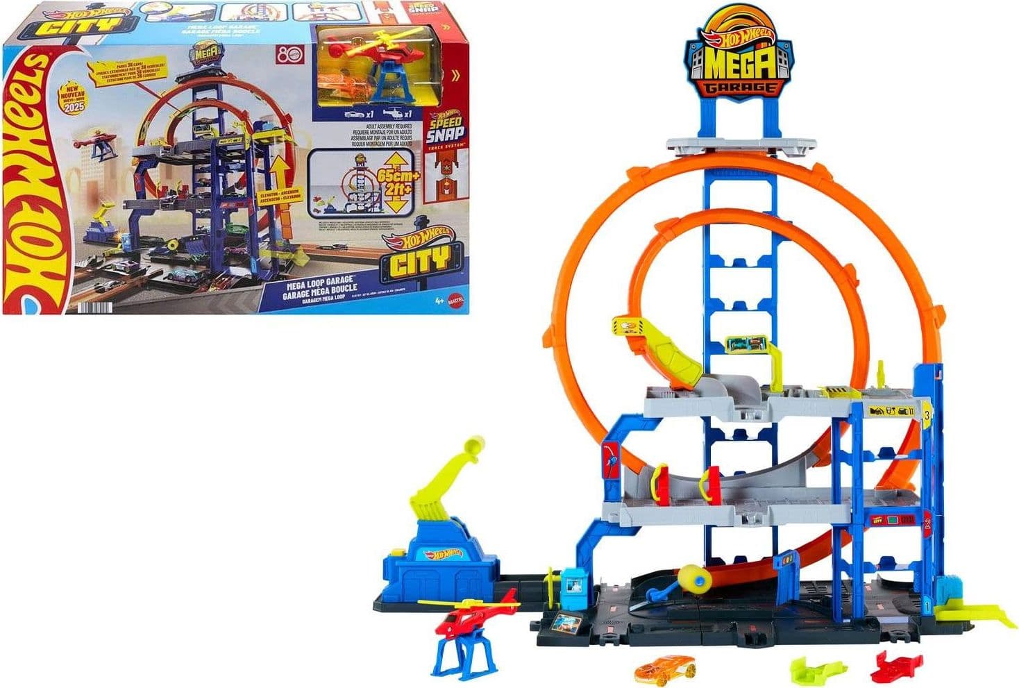 City Garage Mega Loop Hot Wheels - 2