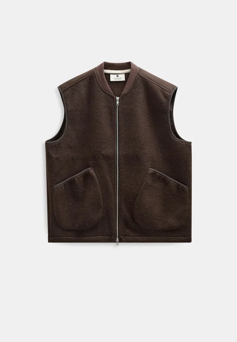 Gilet Uomo Anerkjendt Akrobin Boiled Wool - 2