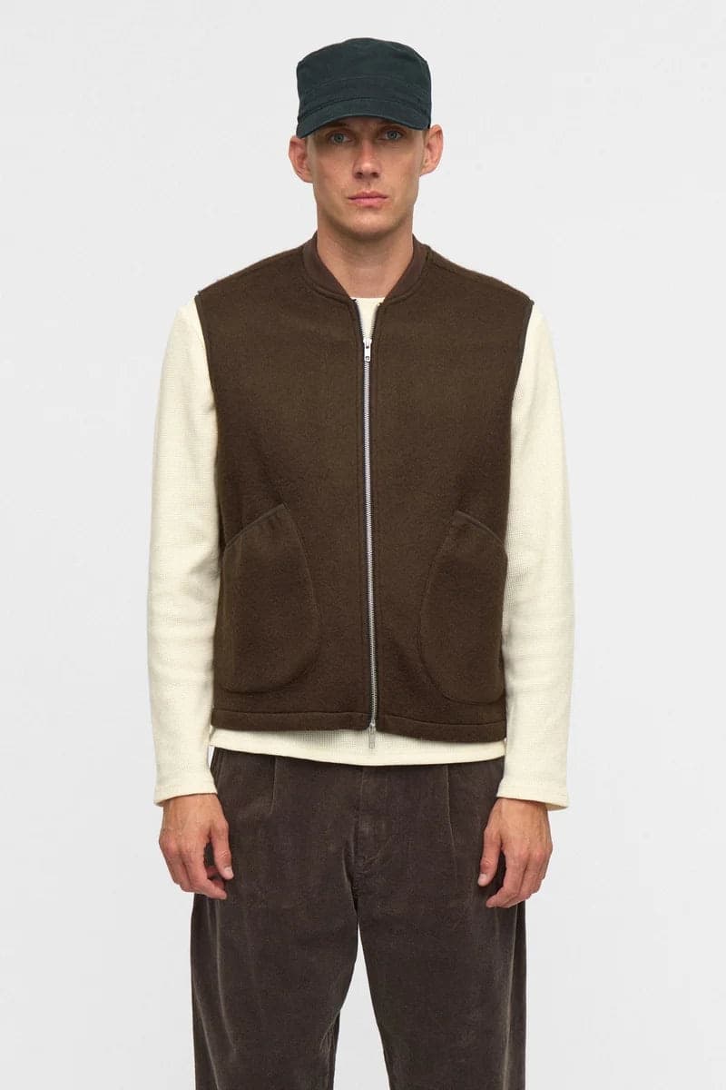 Gilet Uomo Anerkjendt Akrobin Boiled Wool - 13