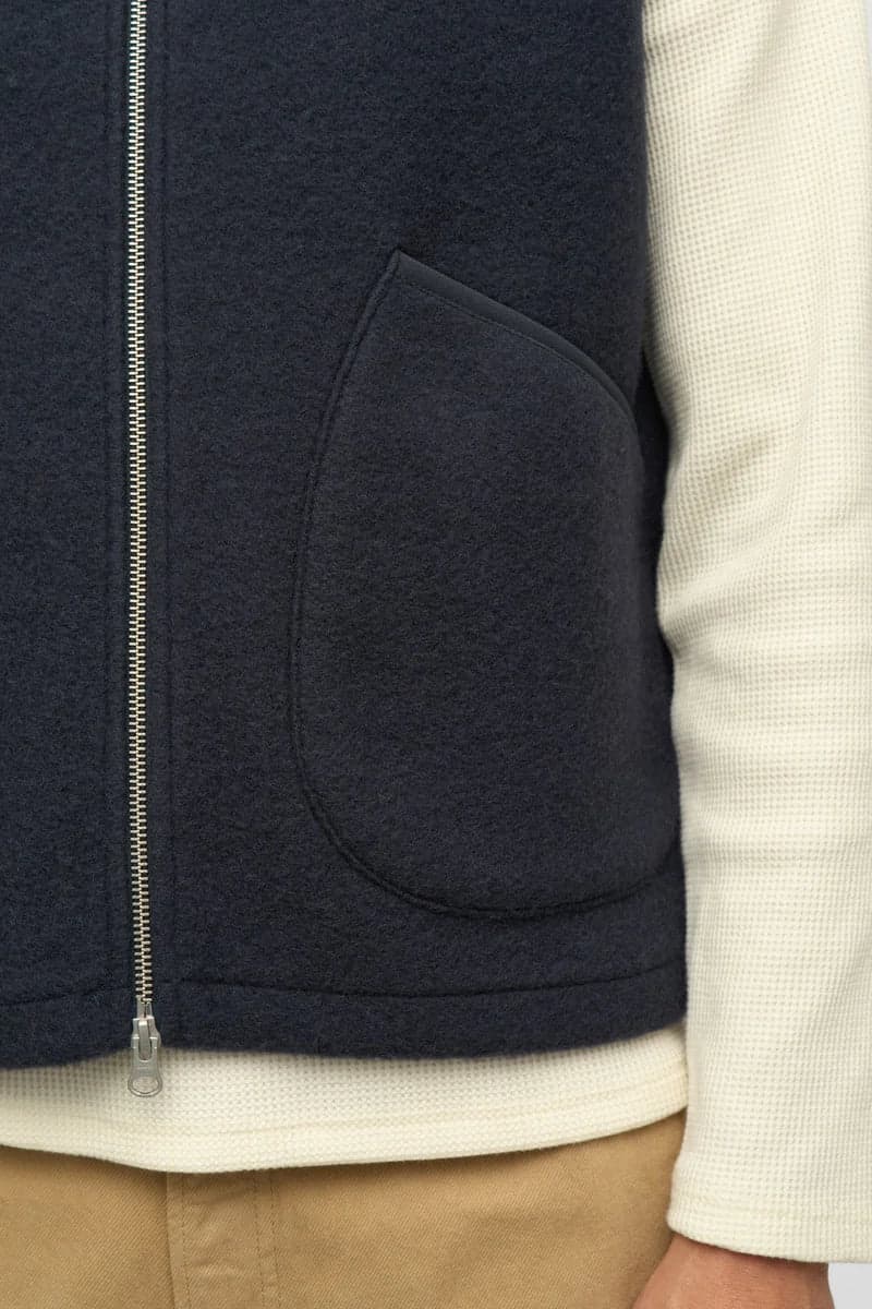 Gilet Uomo Anerkjendt Akrobin Boiled Wool - 9