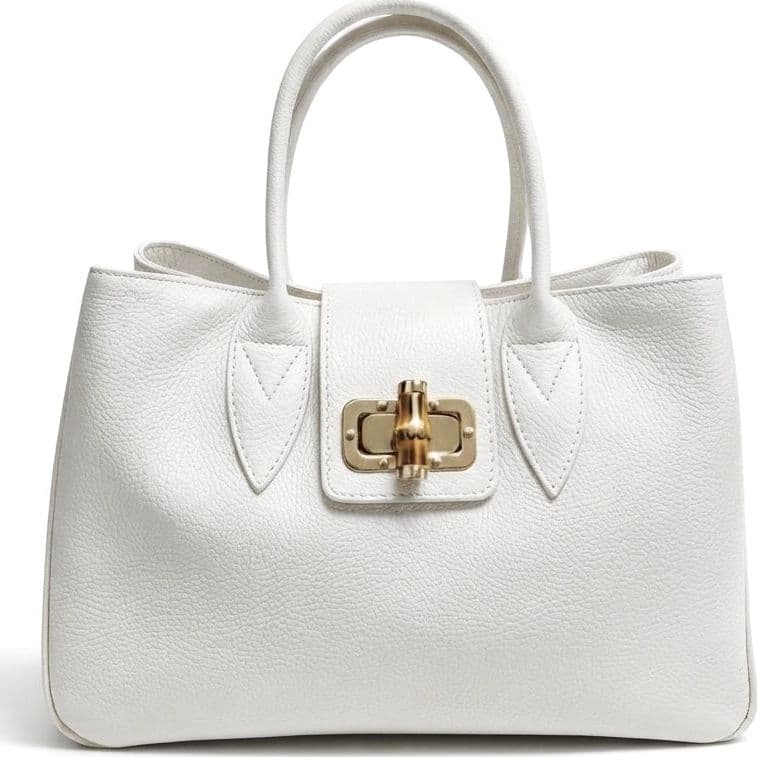 Modarno Borsa donna a mano Ginevra in vera pelle 35x18x24 cm - 17