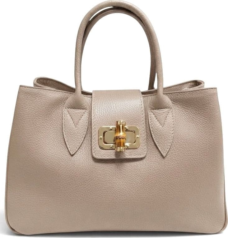 Modarno Borsa donna a mano Ginevra in vera pelle 35x18x24 cm - 18