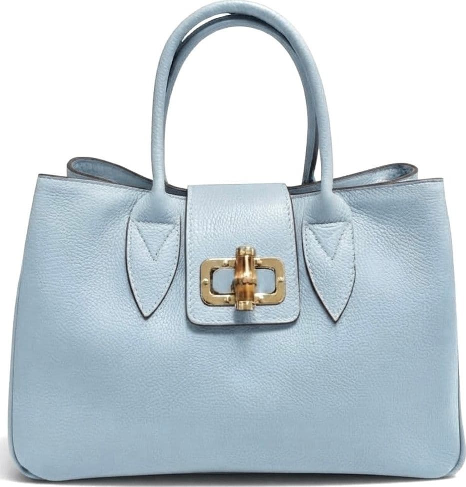 Modarno Borsa donna a mano Ginevra in vera pelle 35x18x24 cm - 23