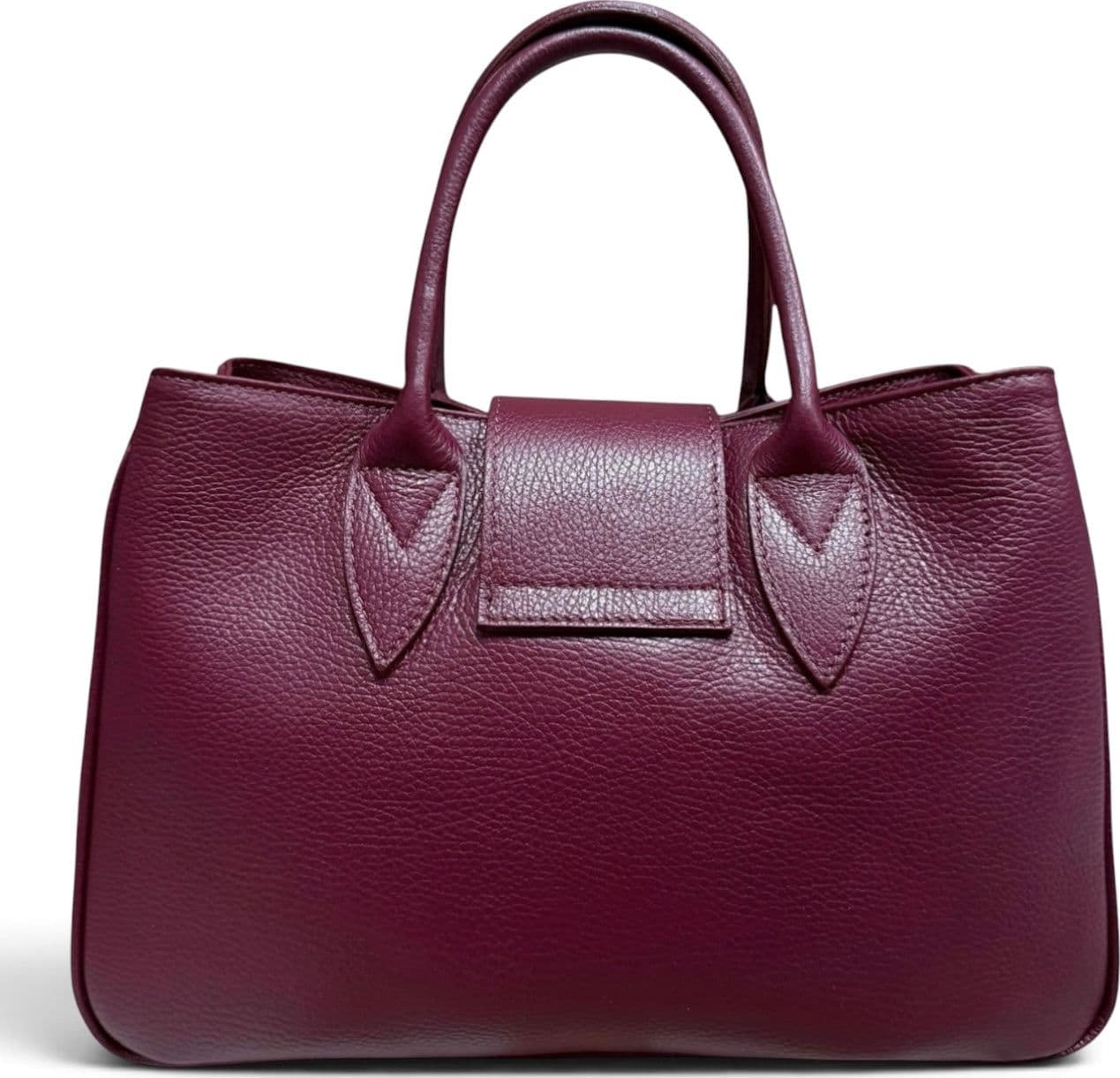 Modarno Borsa donna a mano Ginevra in vera pelle 35x18x24 cm - 4
