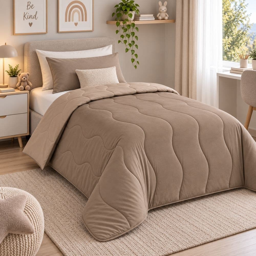 Trapunta Singola Invernale in Microfibra Double Face Posillipo Botticelli Home - 7