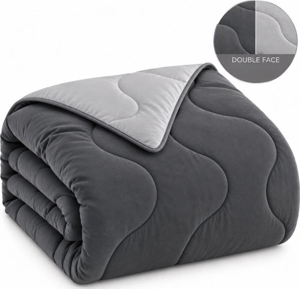 Trapunta Singola Invernale in Microfibra Double Face Posillipo Botticelli Home - 9