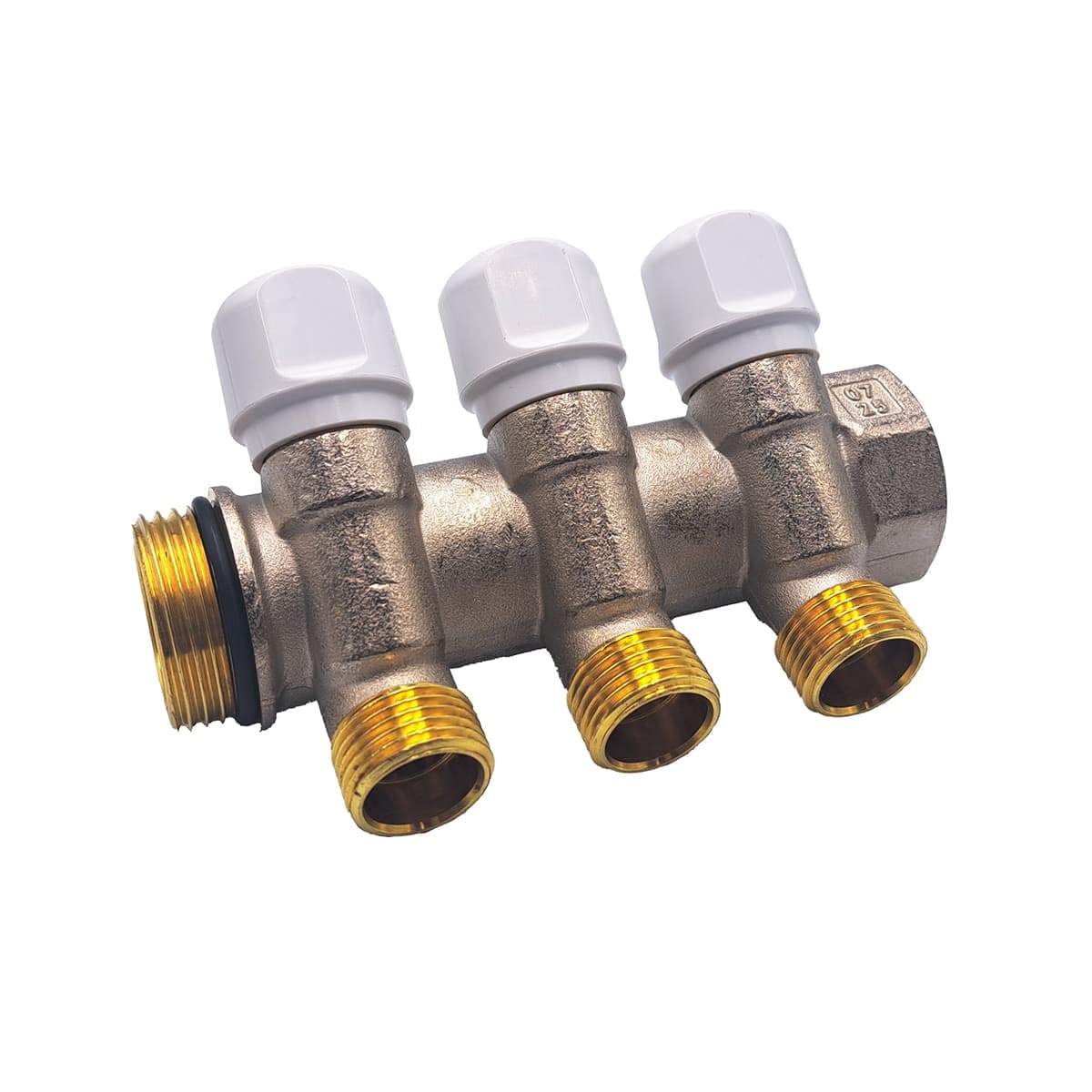 COLLETTORE FASATO CON VITONE- 3/4 x 1/2 3 Vie- TDMB- pezzi 1 - 2