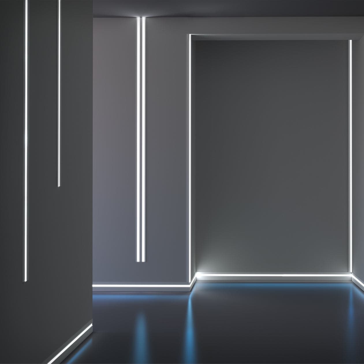 Profilo LED da Incasso per Cartongesso in Polimero 17x110x2700 mm – JX236 – Venduto al Metro Lineare - 11