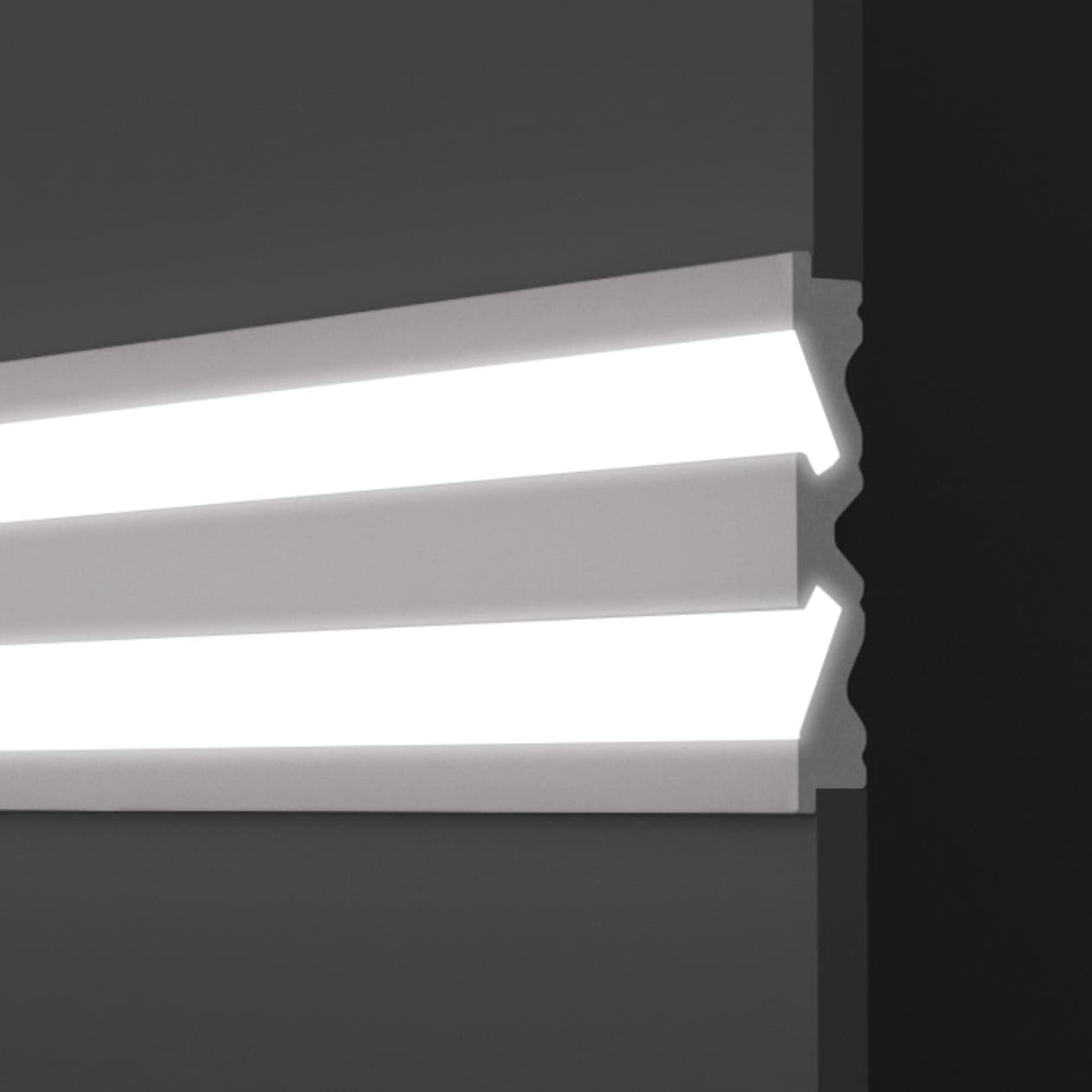 Profilo LED da Incasso per Cartongesso in Polimero 17x110x2700 mm – JX236 – Venduto al Metro Lineare - 9