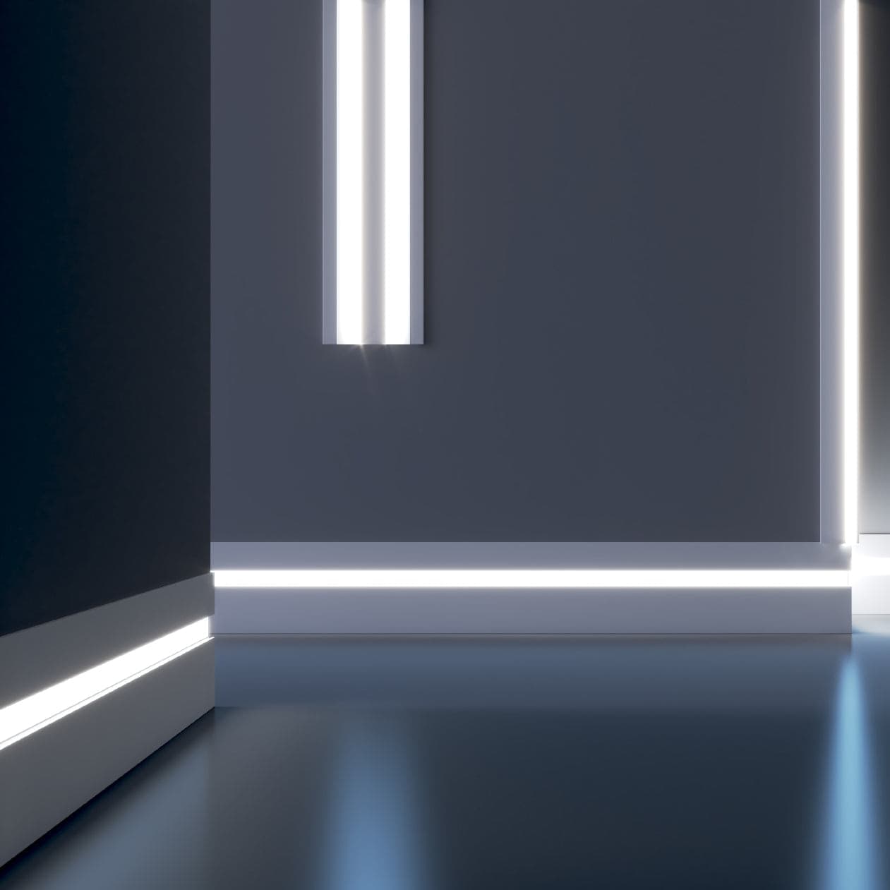 Profilo LED da Incasso per Cartongesso in Polimero 17x110x2700 mm – JX236 – Venduto al Metro Lineare - 10