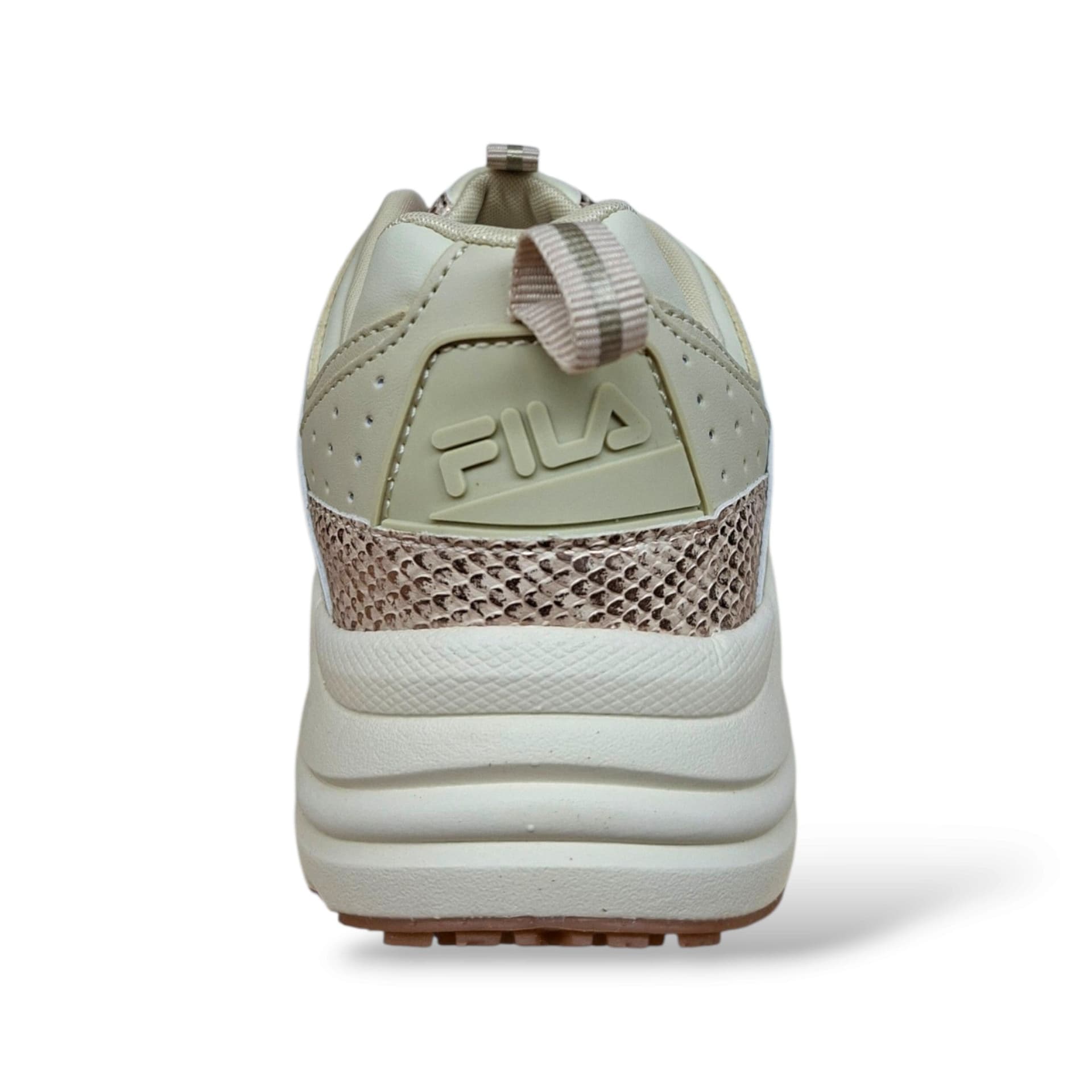 FILA Skye FFT0148 Sneakers Bambine e Ragazze Beige Cipria | Pelle Lacci Tennis Heritage Femminile Romantica Minimal | Taglie 36-39 | Scarpetteria Gica - 3