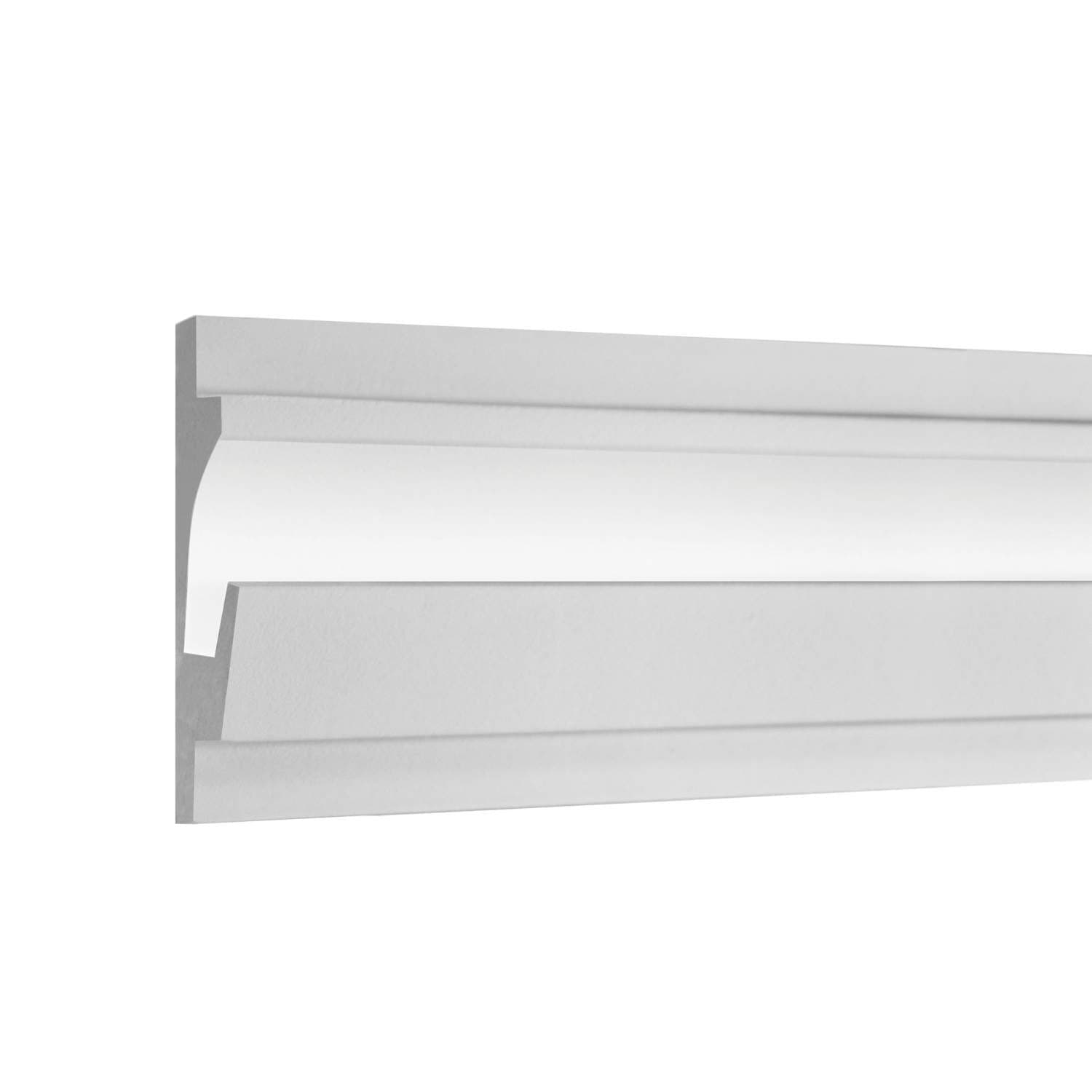 €9,99 a barra *** STOCK *** Pacco da 24 barre di cornice XPS  Con alloggio LED 125X35x1150 KD401 - 6