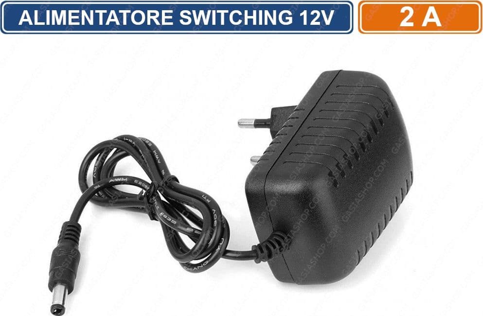 ALIMENTATORE SWITCHING 12V 2A 24W PER ILLUMINAZIONE E CCTV TELECAMERA CIRCUITO CHIUSO - 2