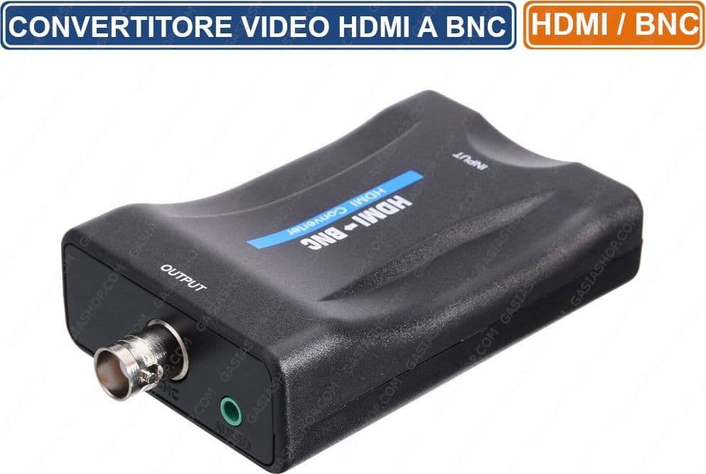CONVERTITORE VIDEO DA HDMI A BNC PER SISTEMI DI VIDEOSORVEGLIANZA CCTV PAL /NTSC - 2