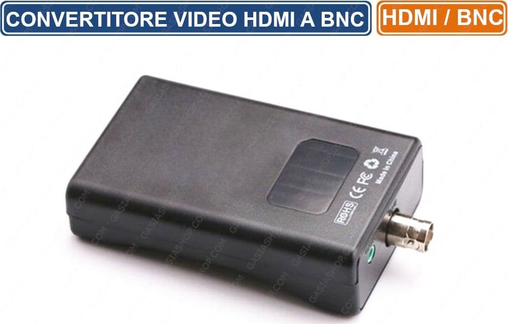 CONVERTITORE VIDEO DA HDMI A BNC PER SISTEMI DI VIDEOSORVEGLIANZA CCTV PAL /NTSC - 4