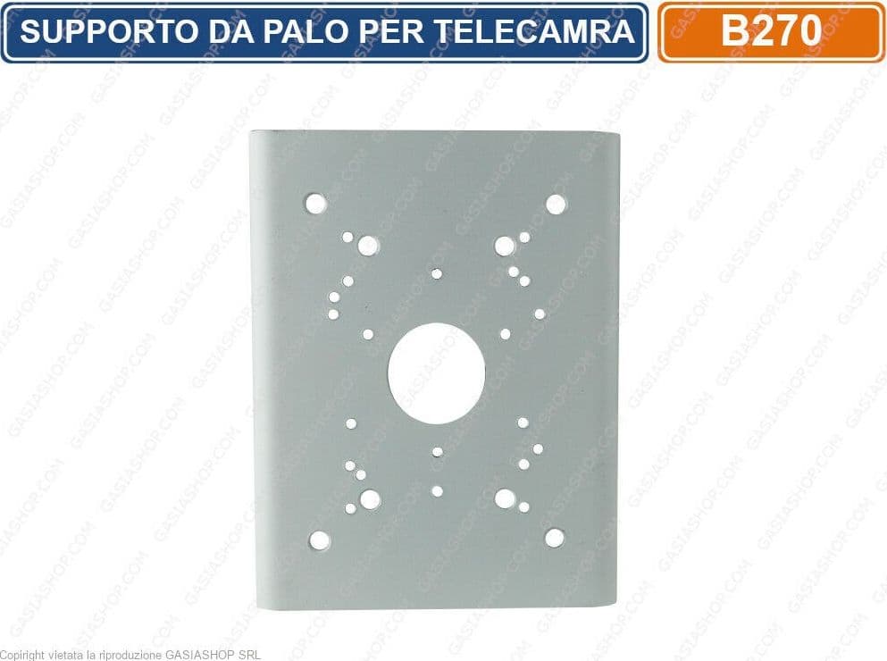 SUPPORTO ADATTATORE METALLICO PER TELECAMERE CCTV SPEED DOME VIDEOSORVEGLIANZA - 3