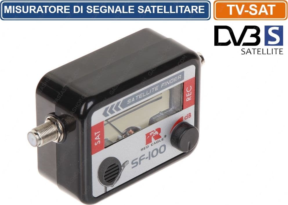 MISURATORE DI CAMPO INDICATORE DI SEGNALE ANALOGICO TV SATELLITARI SAT FINDER - 2