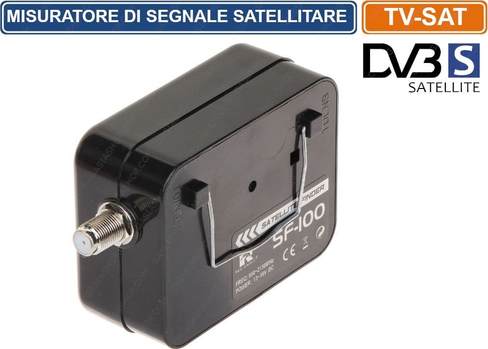 MISURATORE DI CAMPO INDICATORE DI SEGNALE ANALOGICO TV SATELLITARI SAT FINDER - 3