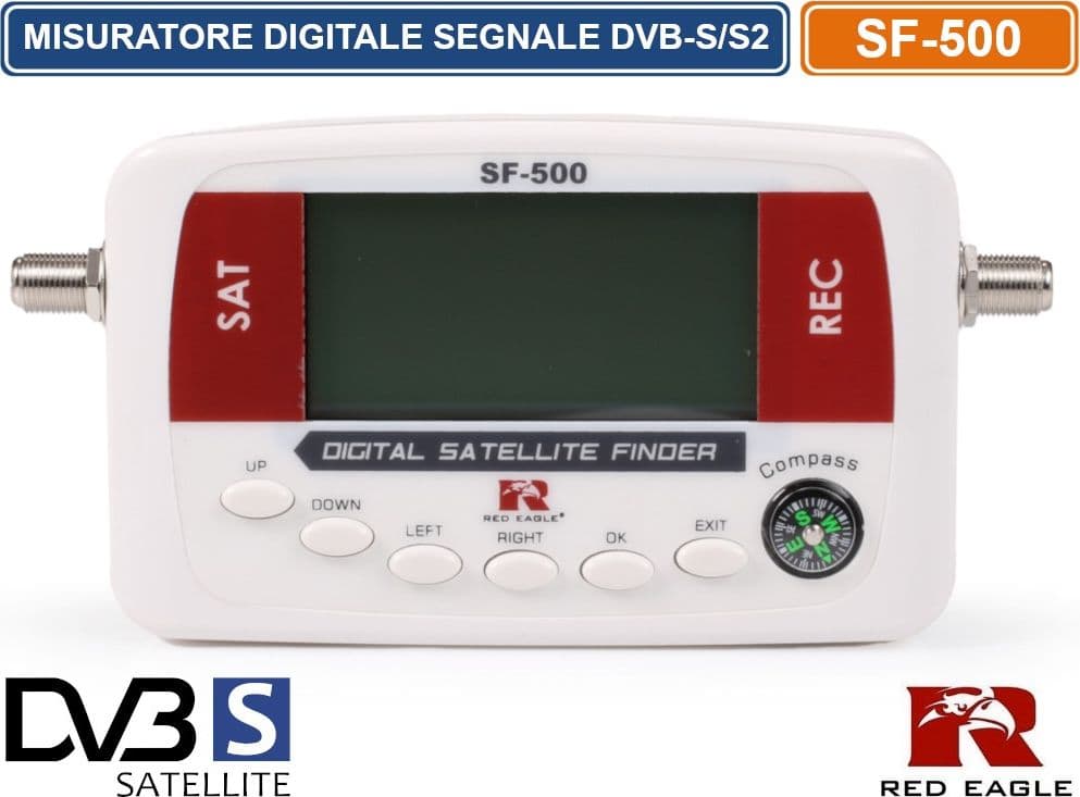 MISURATORE DI CAMPO DIGITALE INDICATORE SEGNALE ANTENNE TV SATELLITARI - 2