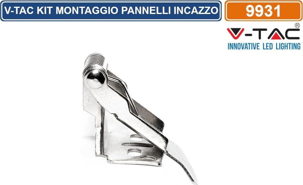 V-TAC KIT PER MONTAGGIO A INCASSO DI PANNELLI LED 30x30 60x60 120x60 120x30 - SKU 9931 - 4