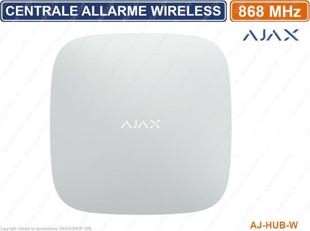 KIT ANTIFURTO ALLARME WIRELESS AJAX 	AJ-HUBKIT-W LAN GPRS GSM APP MOBILE SMART HOME - 2