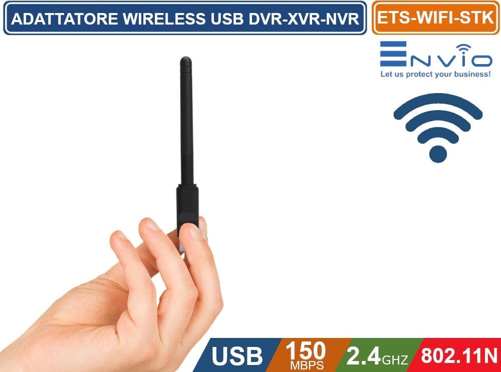 ADATTATORE USB WIRELESS WIFI IEEE802.11 b/g/n 150 Mbps 2,4 GHz PER DVR E NVR - 4
