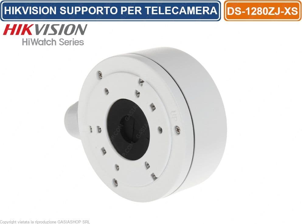 DEEP BASE SUPPORTO POSTERIORE PER TELECAMERE HIKVISION - HIWATCH SERIES - DS-1280ZJ-XS - 2