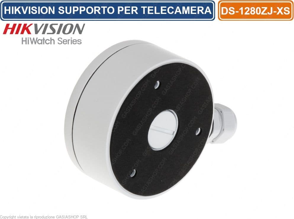 DEEP BASE SUPPORTO POSTERIORE PER TELECAMERE HIKVISION - HIWATCH SERIES - DS-1280ZJ-XS - 3