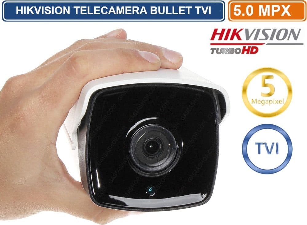 TELECAMERA BULLET HD-TVI HIKVISION TURBO HD 5MP 3.6MM VISIONE NOTTURNA 40 METRI EXIR TECHNOLOGY IP67 - 4