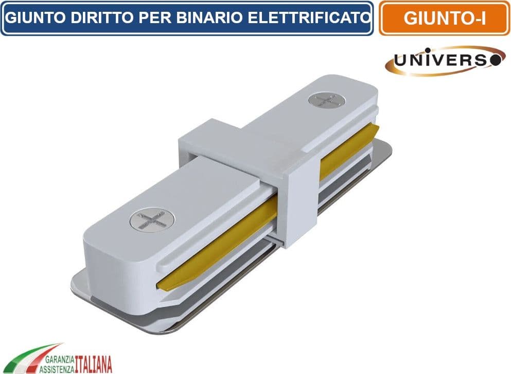 UNIVERSO CONNETTORE GIUNTO A I PER BINARI ELETTRIFICATI MONOFASE TRACK LIGHT - 2