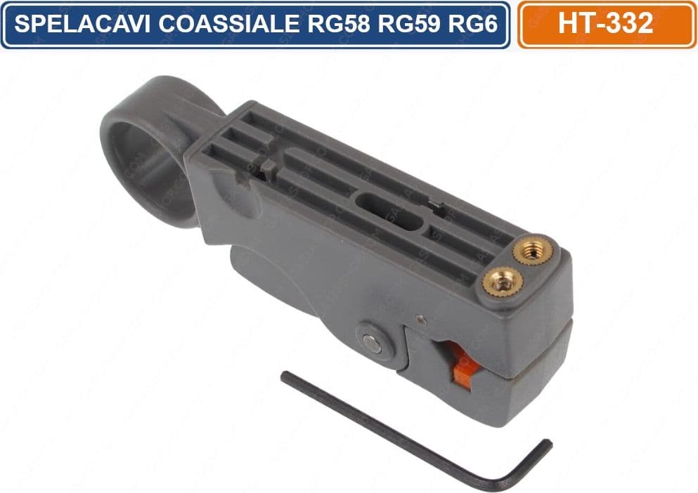 SPELACAVI PER COASSIALE RG58 RG59 RG6 - 2