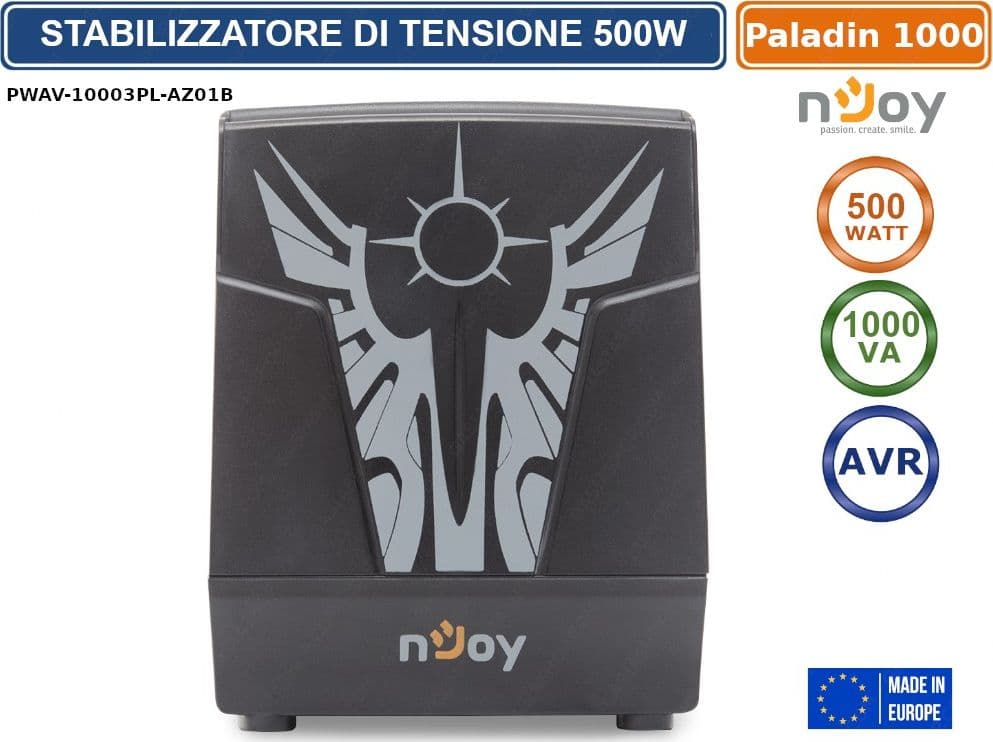 STABILIZZATORE DI TENSIONE 1000VA 500 WATT AVR RJ11 IN/OUT - 3