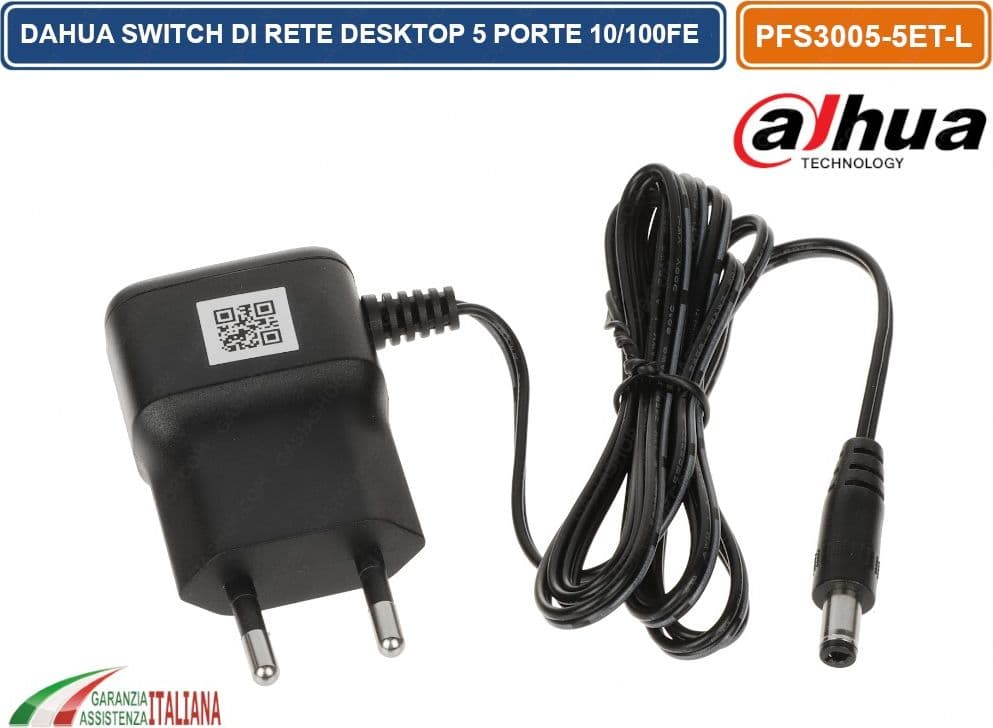 DAHUA SWITCH HUB DI RETE DESKTOP 5 PORTE 10/100 MBPS FE - 5