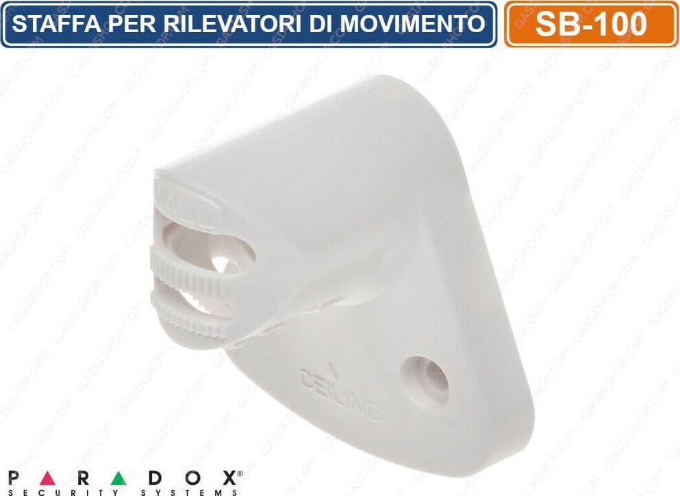 STAFFA PER RILEVATORI DI MOVIMENTO SB-100 PARADOX ANTIFIRTI ALLARME