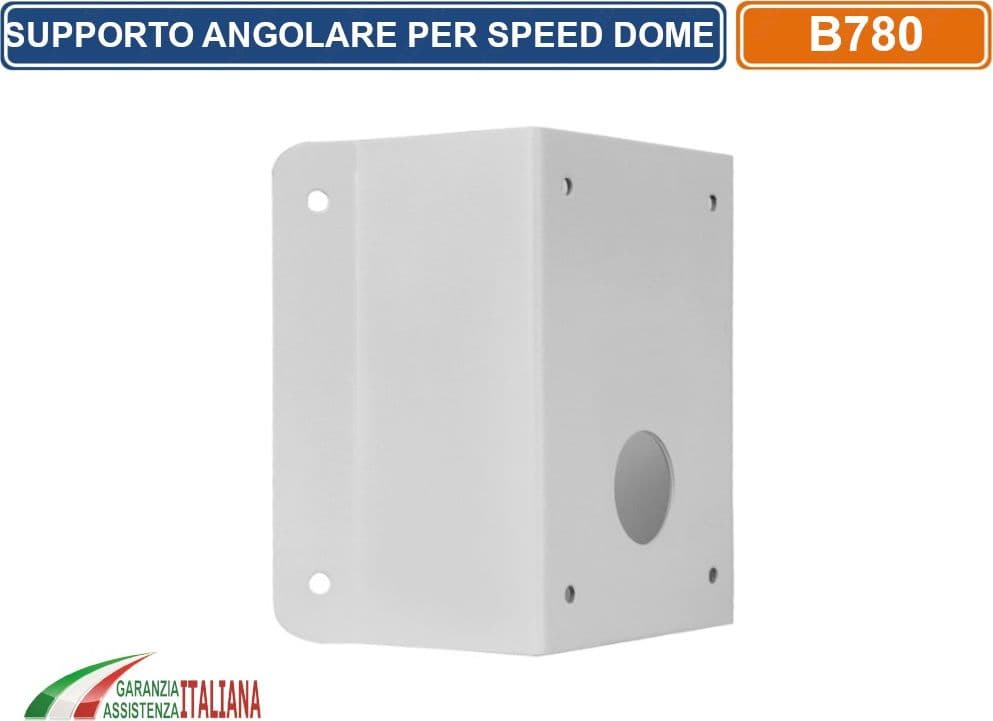 SUPPORTO ANGOLARE IN METALLO PER TELECAMERE SPEED DOME