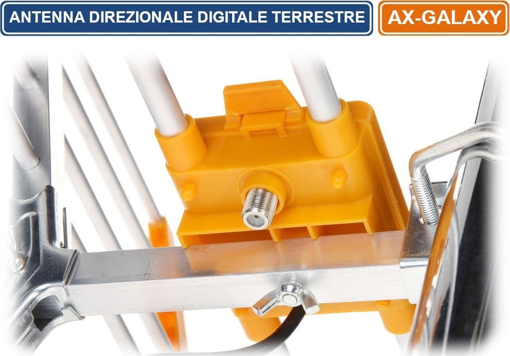 ANTENNA DIGITALE TERRESTRE DA ESTERNO DIREZIONALE A BANDA LARGA AX-GALAXY-COMBO - 5