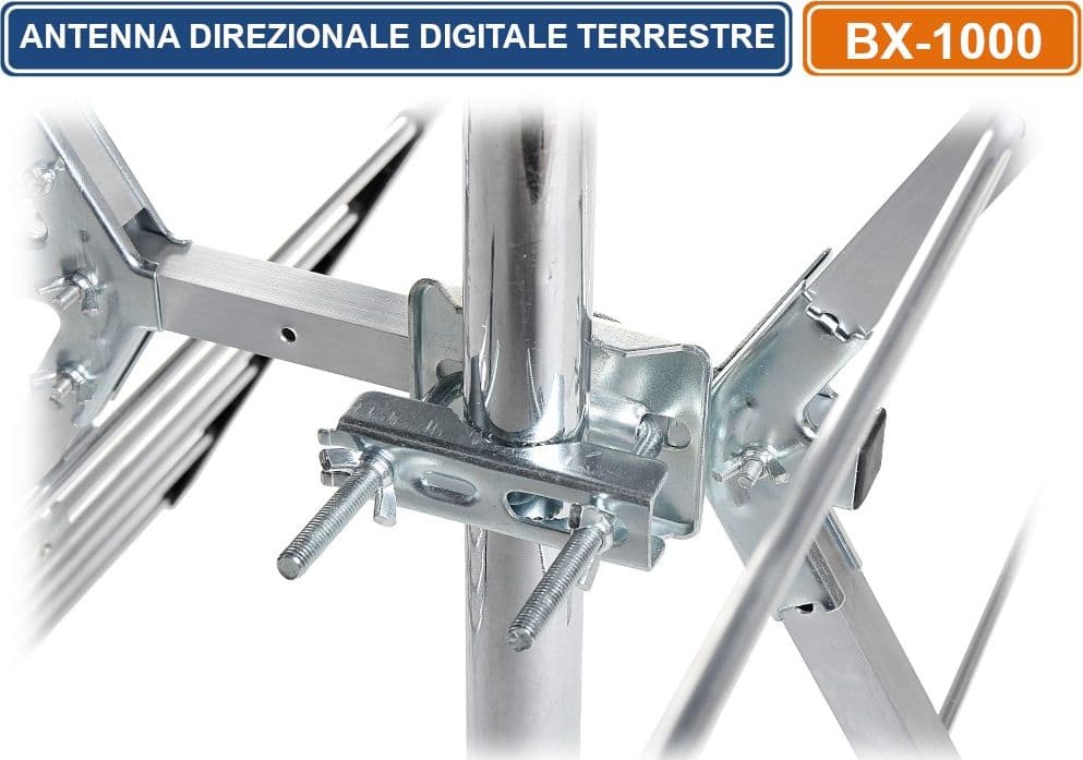 ANTENNA DIGITALE TERRESTRE DVB-T DA ESTERNO DIREZIONALE A BANDA LARGA BX-1000-OLYMPIA RED EAGLE - 5