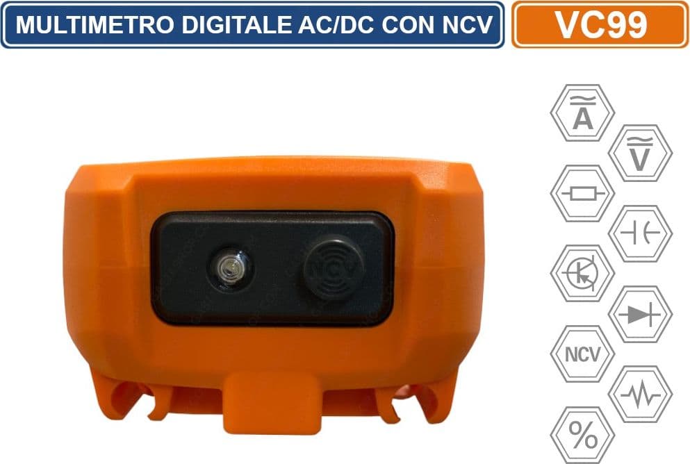 MULTIMETRO TESTER DIGITALE PROFESSIONALE  AC/DC IEC/EN 61010-1 CAT III 1000V CAT IV 600V - 4