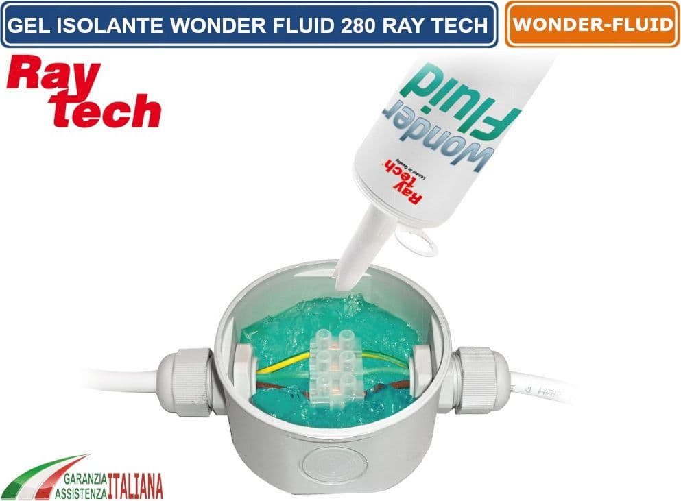 WONDER FLUID RAYTECH GEL ISOLANTE MONOCOMPONENTE PER L'ISOLAMENTO ELETTROCO CARTUCCIA DA 280ML - 3