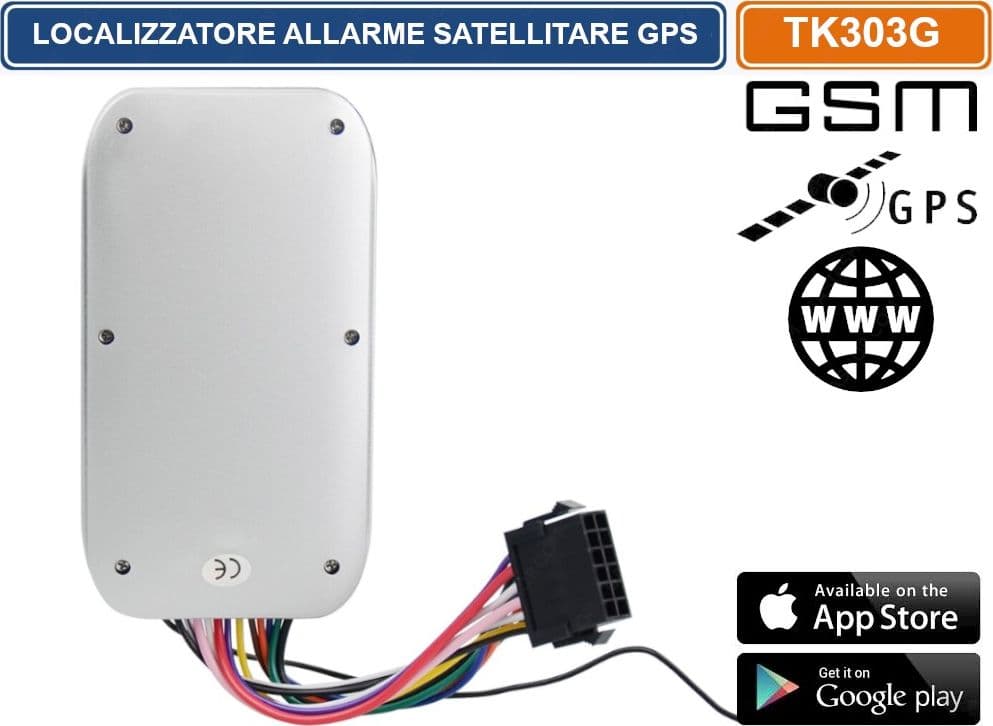 TK303B TRACKER GPS GSM GPRS LOCALIZZATORE SATELLITARE ANTIFURTO GESTIONE REMOTA APP E WEB MANUALE ITALIANO - 3
