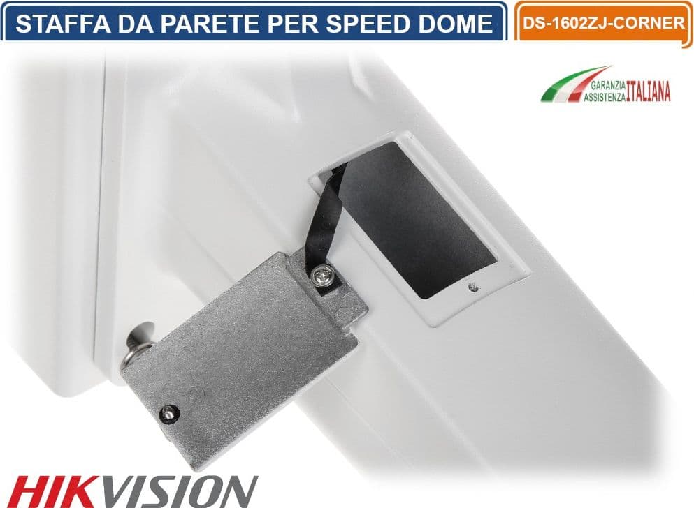 HIKVISION DS-1602ZJ-CORNER STAFFA ANGOLARE DA PARETE PER TELECAMERE SPEED DOME PTZ - 3
