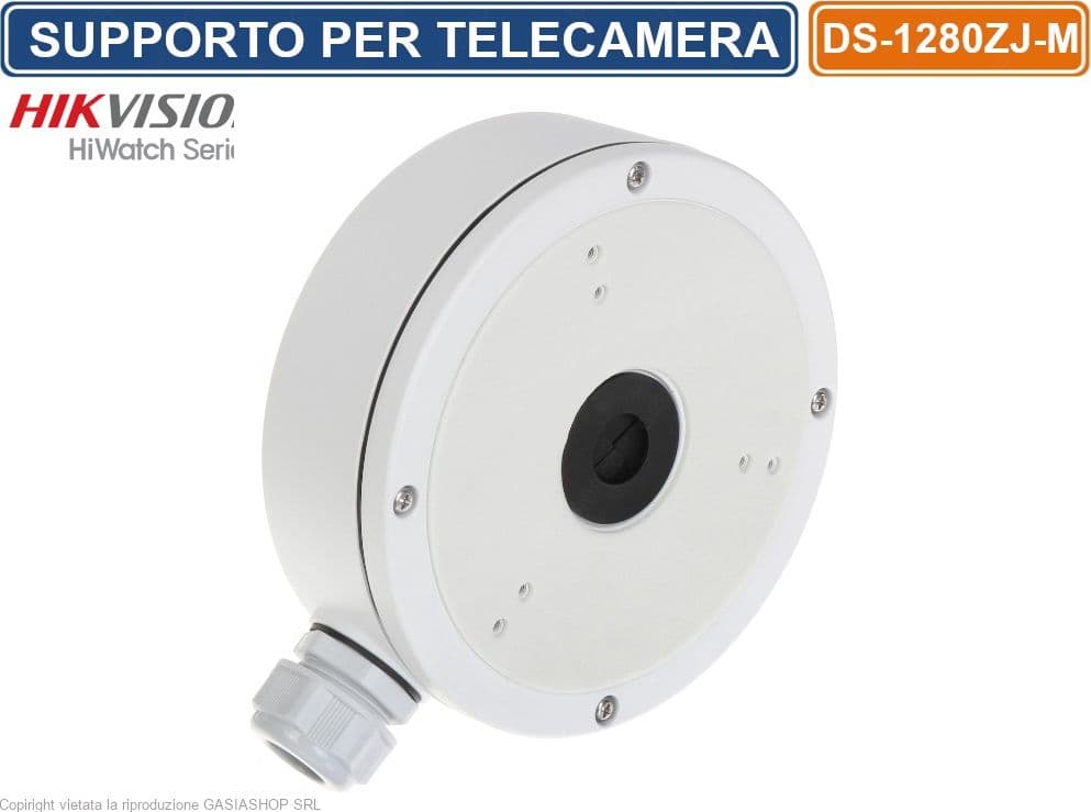 DEEP BASE SUPPORTO POSTERIORE PER TELECAMERE HIKVISION - HIWATCH SERIES - DS-1280ZJ-M - 2