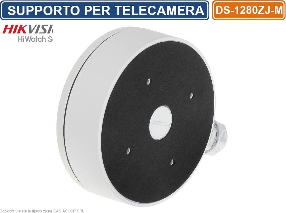 DEEP BASE SUPPORTO POSTERIORE PER TELECAMERE HIKVISION - HIWATCH SERIES - DS-1280ZJ-M - 3