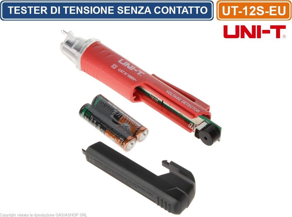 TESTER DI TENSIONE SENZA CONTATTO UT-12S-EU UNI-T - 4